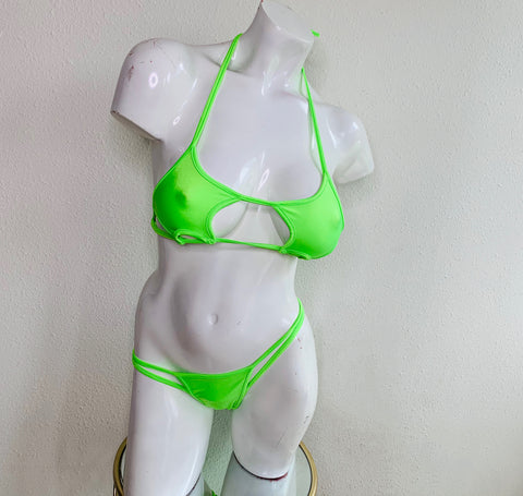 Neon Green Star two piece